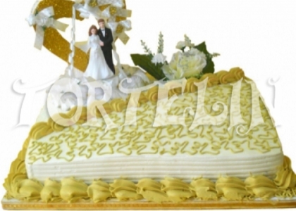 Torta de Matrimonio 1 piso